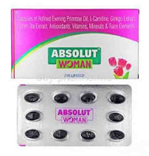 Absolut Woman Strip Of 10 Softgel Capsules