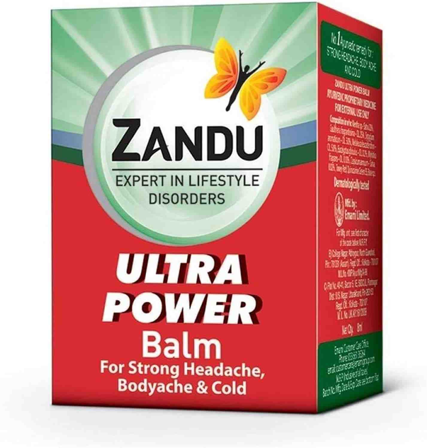 Zandu Balm Ultra Power (8Ml)