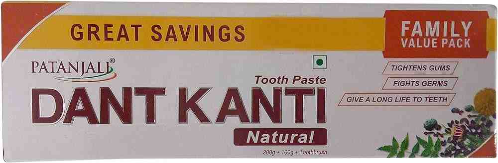 Dant Kanti Natural Toothpaste - Cp Bath Soap (300Gm)