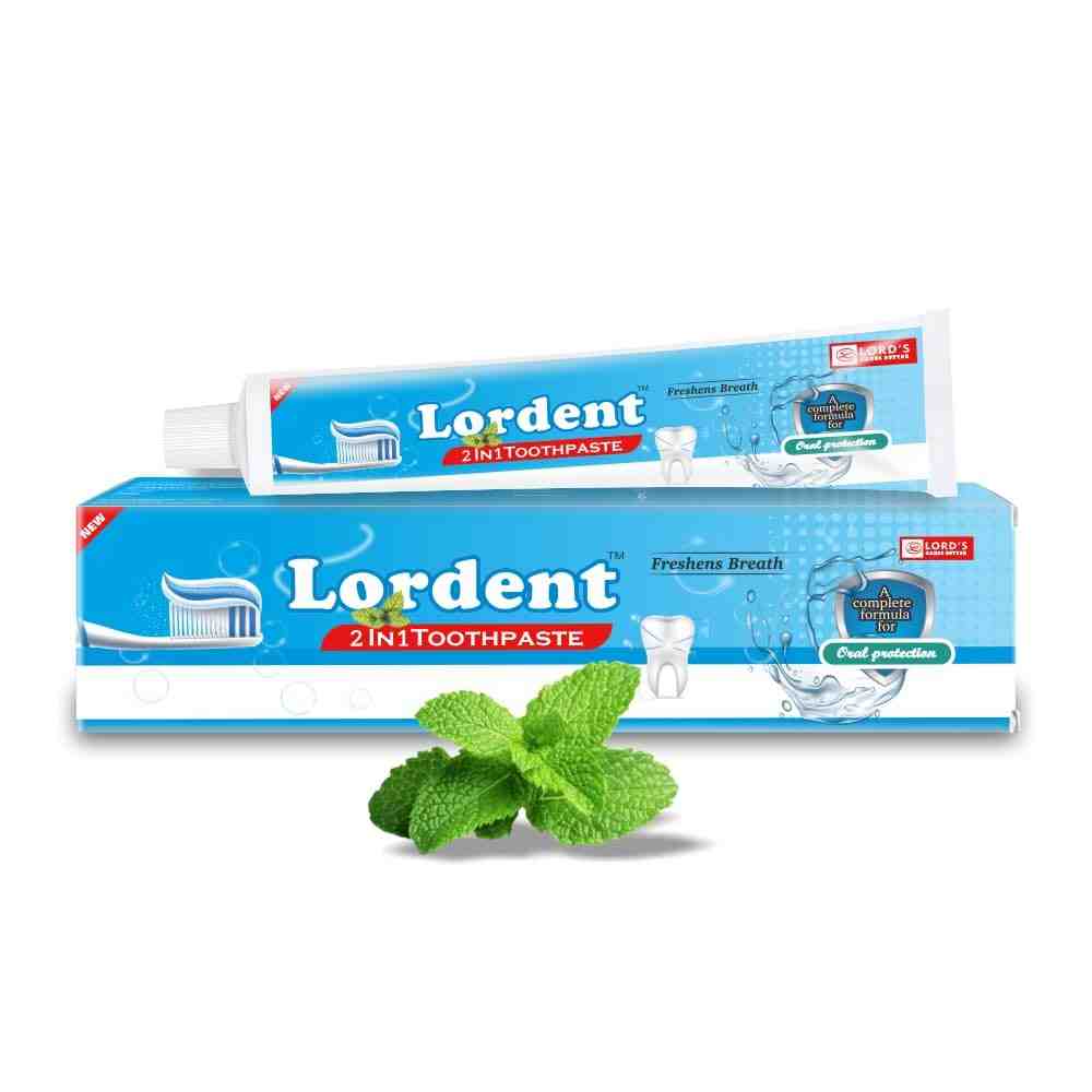 Lords Lordent 2 In 1 Toothpaste (100Gm)